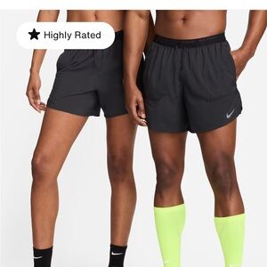Nike Fiex Stride Black Running lined Shorts S